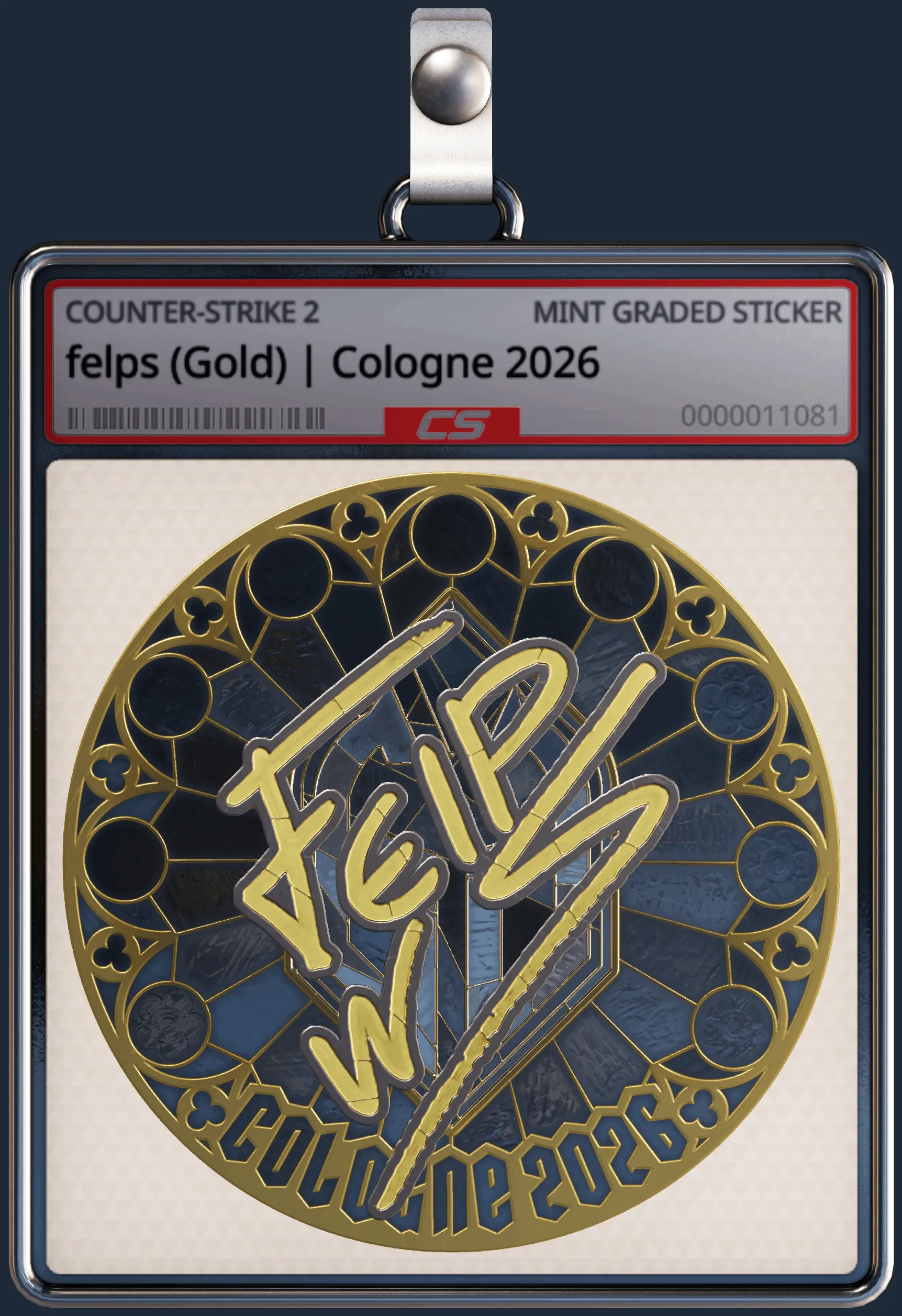 Sticker | felps (Gold) | Cologne 2026 Sticker | felps (Gold) | Cologne 2026