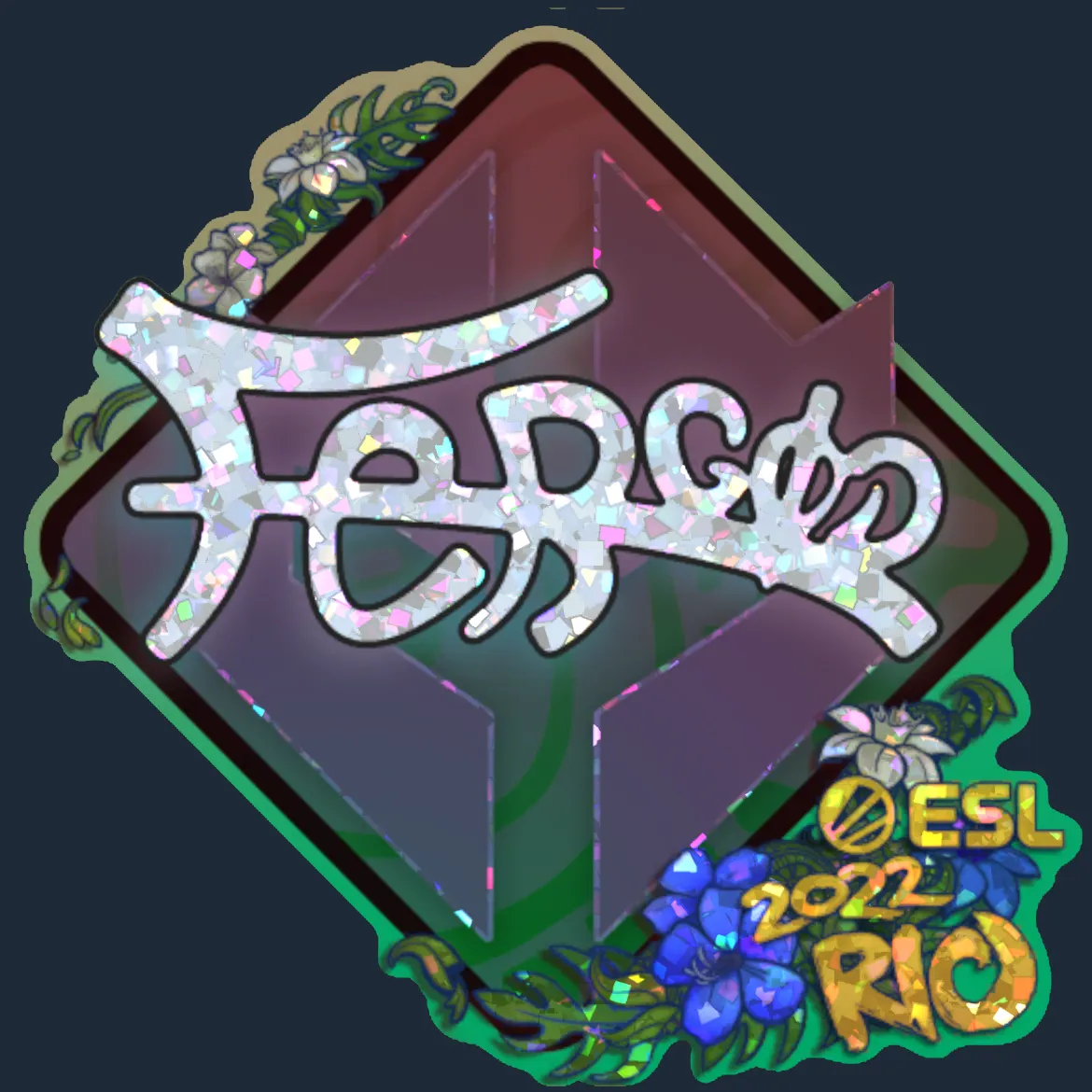 Sticker | fer (Glitter) | Rio 2022