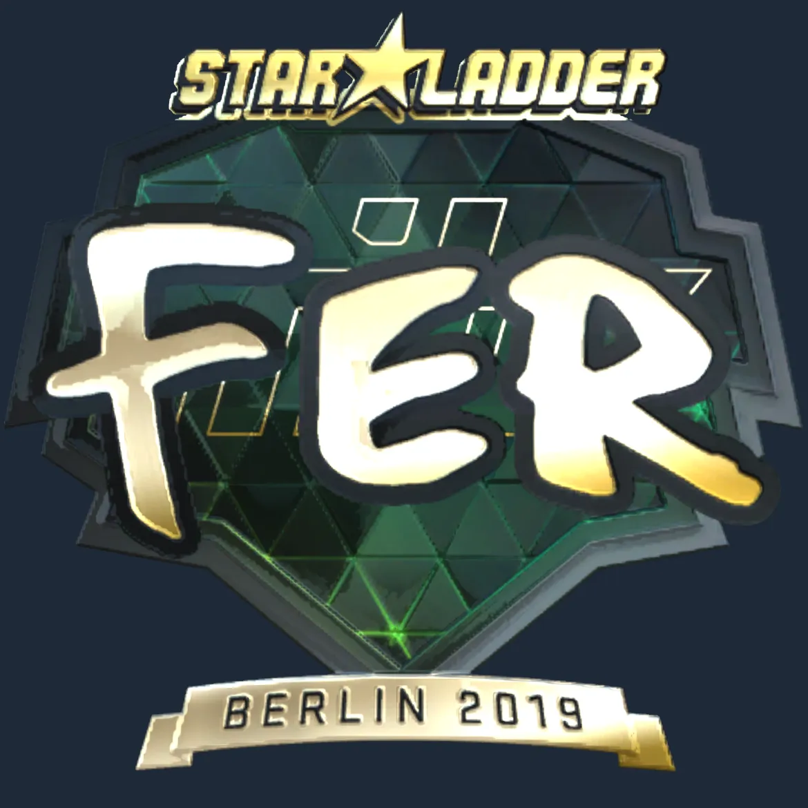 Sticker | fer (Gold) | Berlin 2019
