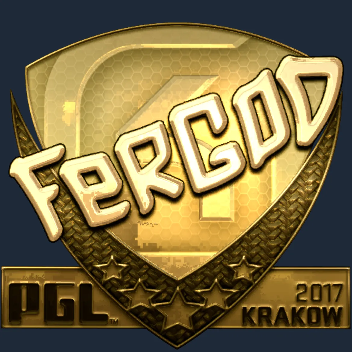 Sticker | fer (Gold) | Krakow 2017