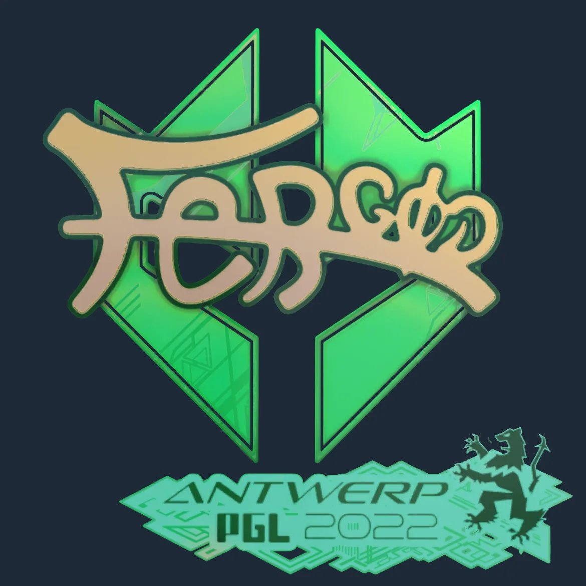 Sticker | fer (Holo) | Antwerp 2022