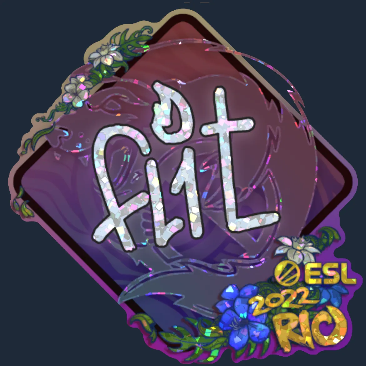 Sticker | FL1T (Glitter) | Rio 2022