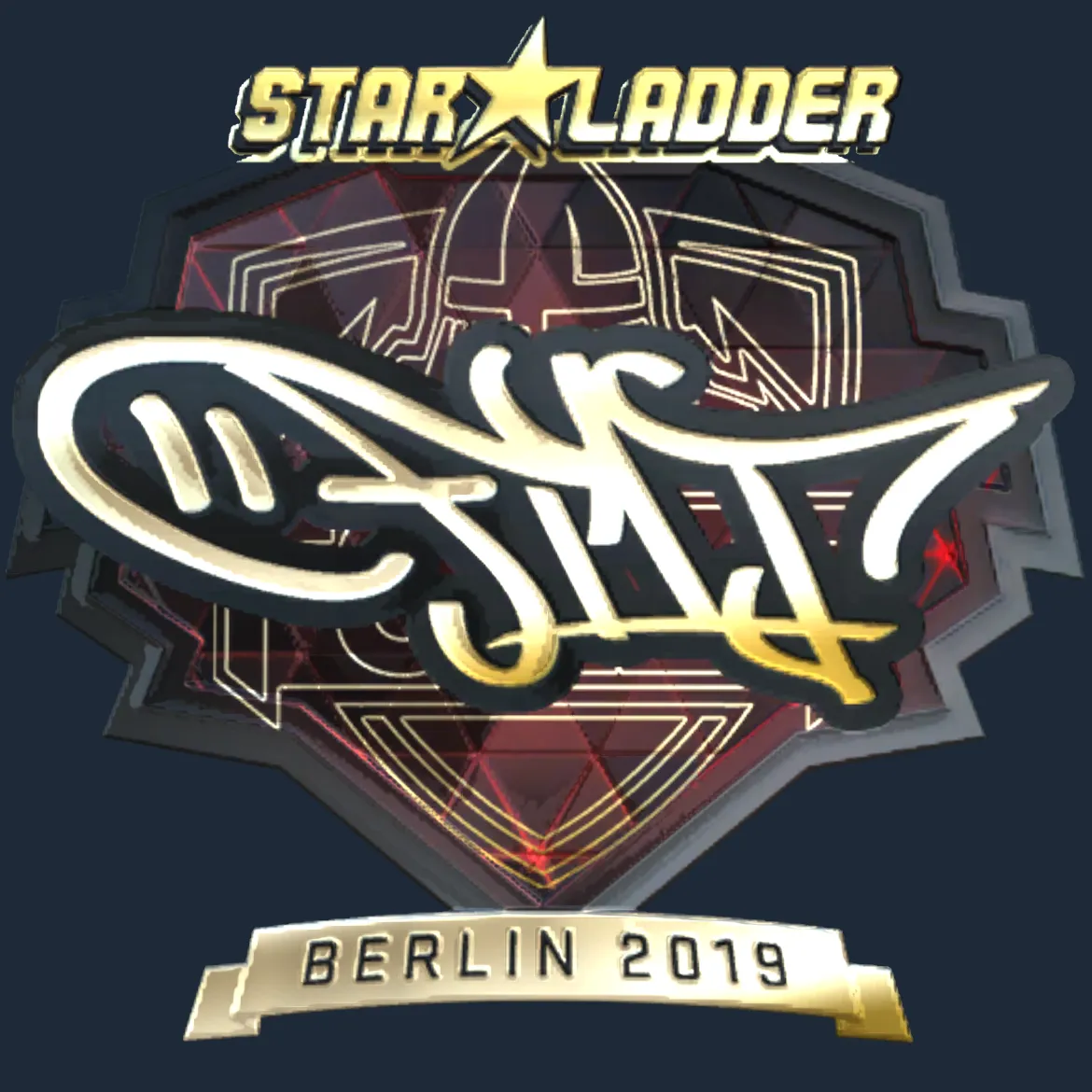 Sticker | FL1T (Gold) | Berlin 2019