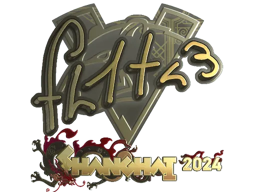 Sticker | FL1T (Gold) | Shanghai 2024