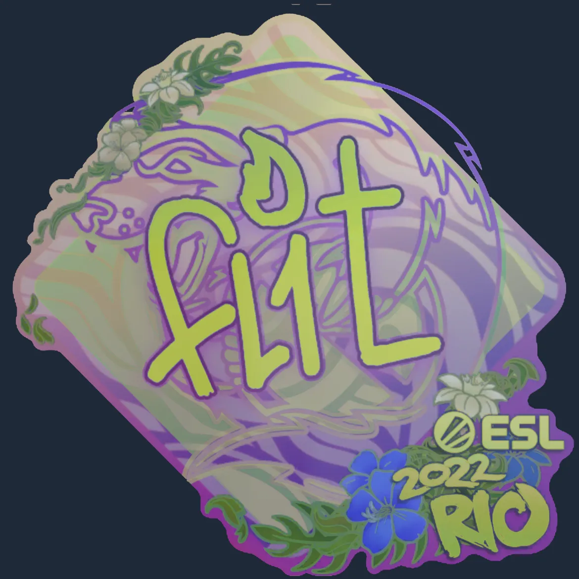 Sticker | FL1T (Holo) | Rio 2022