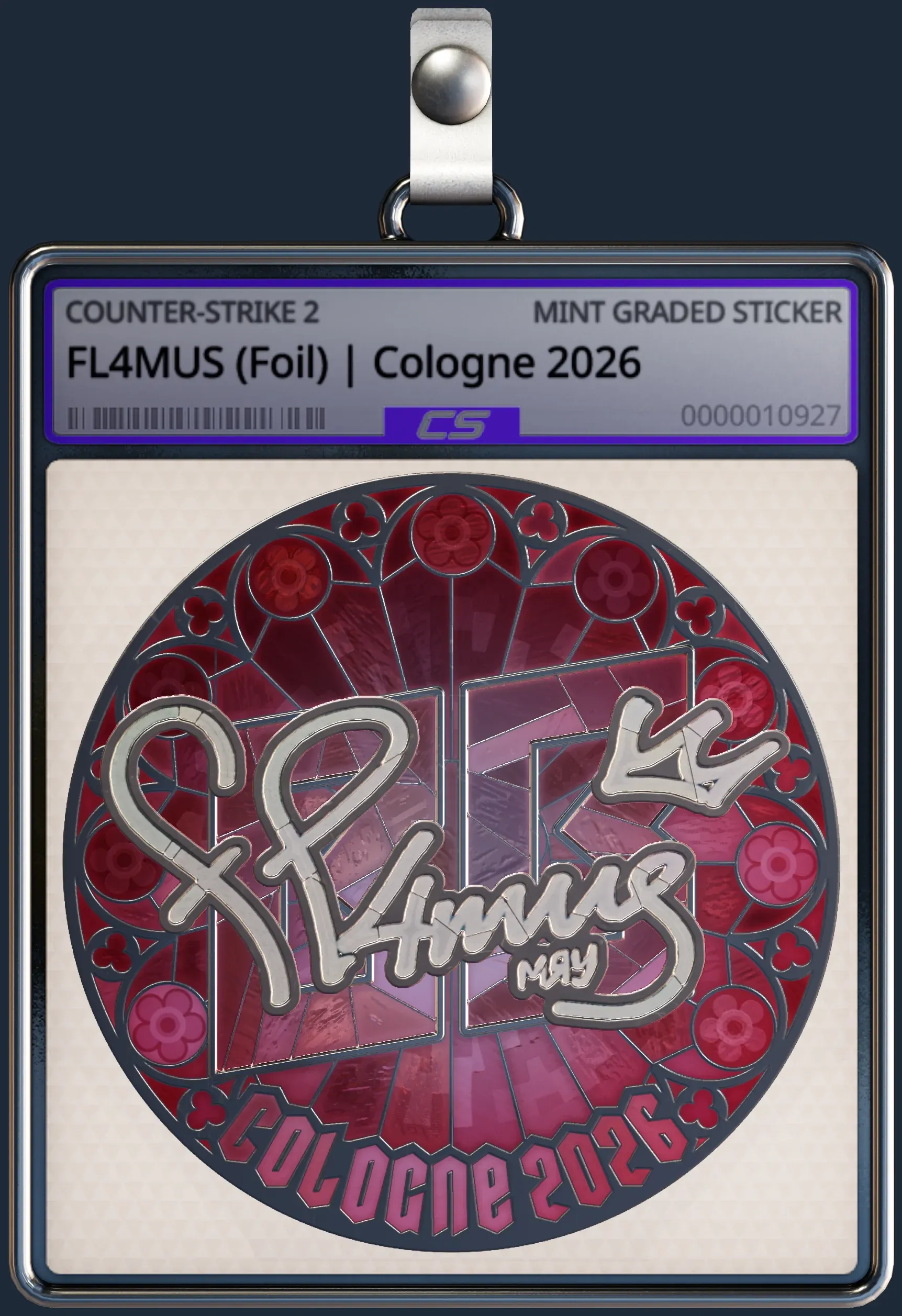 Sticker | FL4MUS (Foil) | Cologne 2026