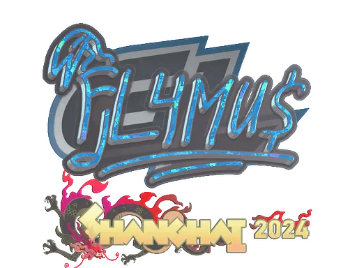 Sticker | FL4MUS (Glitter) | Shanghai 2024