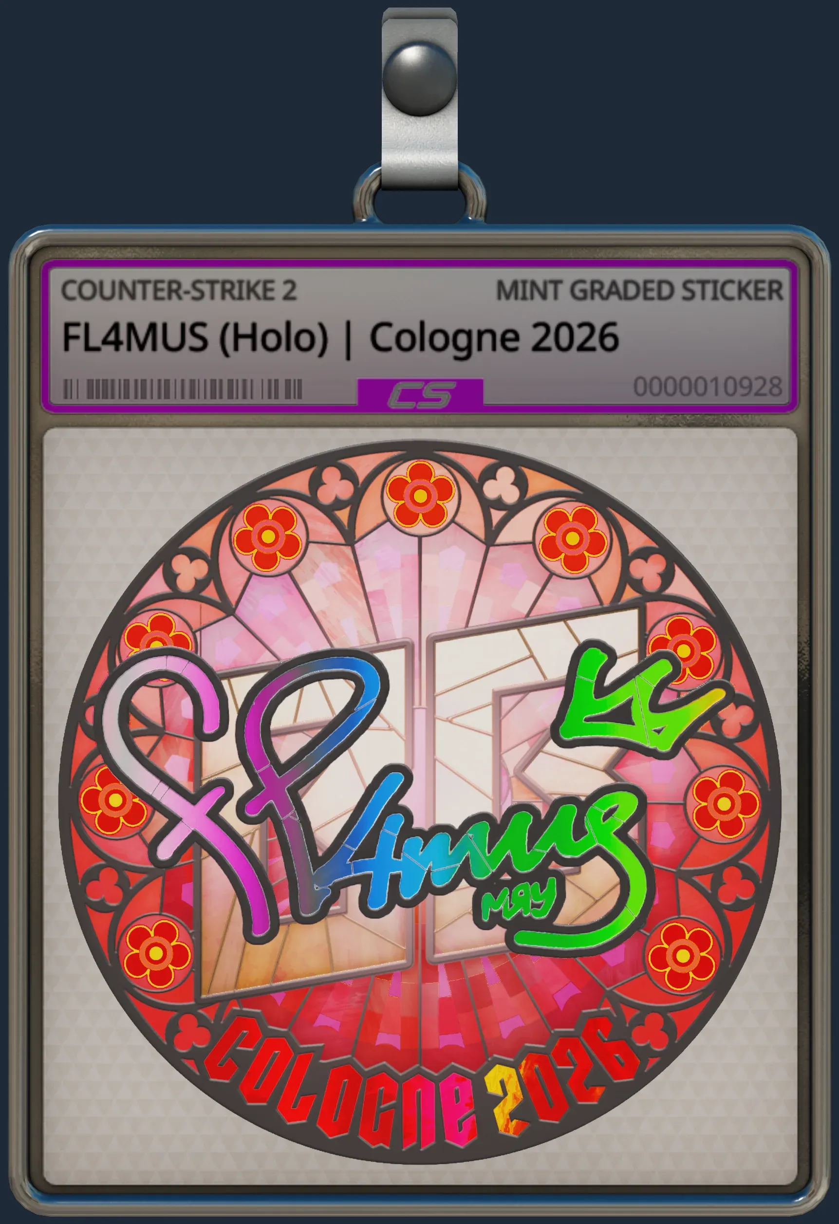 Sticker | FL4MUS (Holo) | Cologne 2026