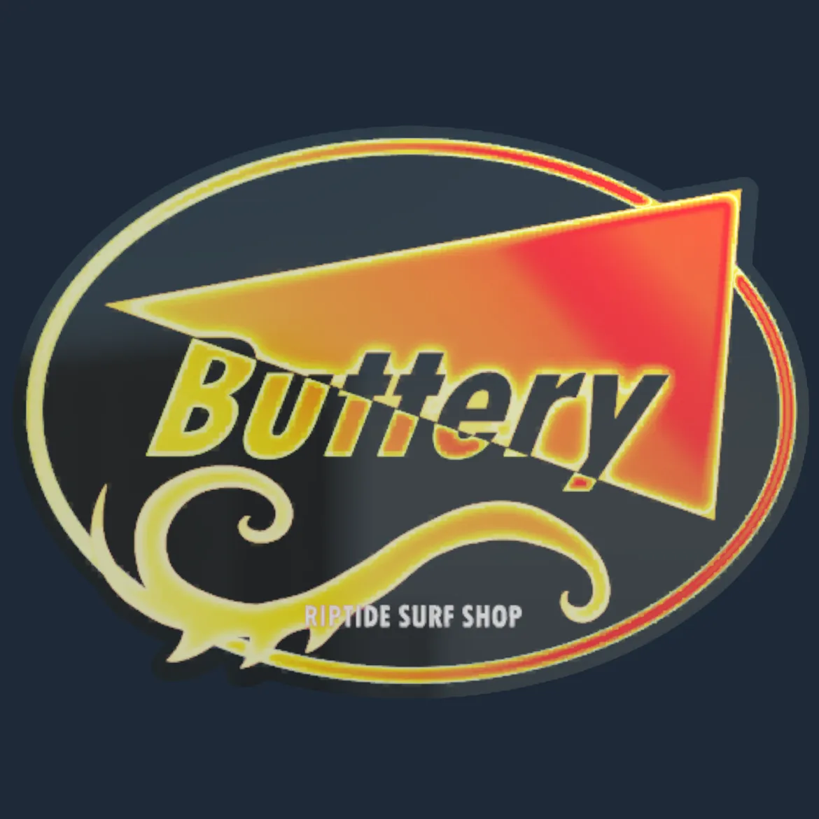 Sticker | Flame Buttery (Holo)