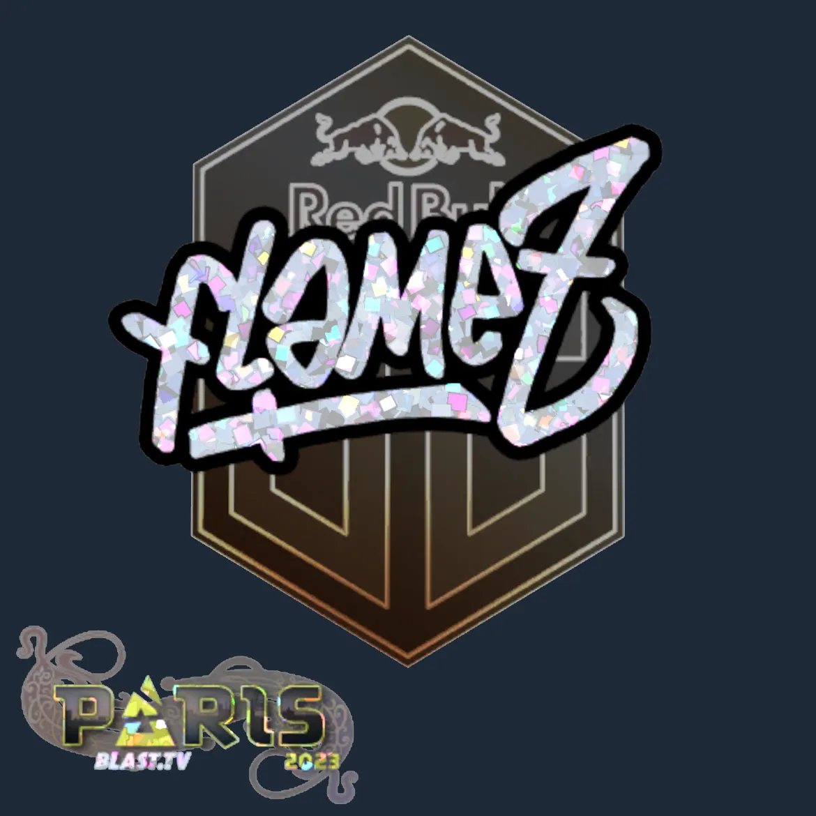 Sticker | FlameZ (Glitter) | Paris 2023