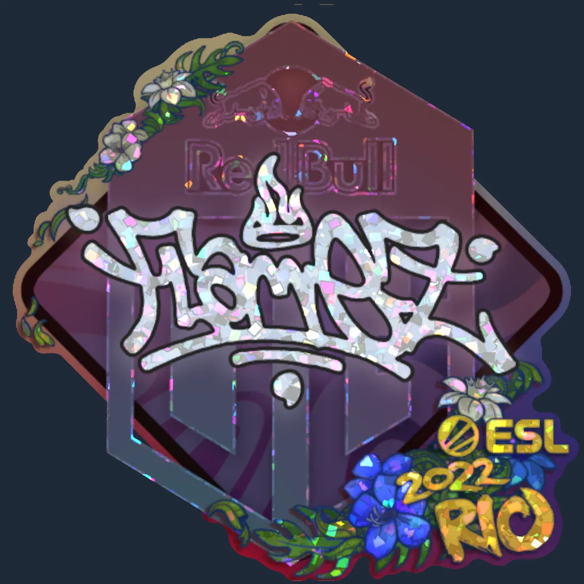 Sticker | FlameZ (Glitter) | Rio 2022