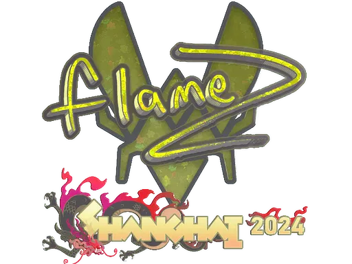 Sticker | FlameZ (Glitter) | Shanghai 2024