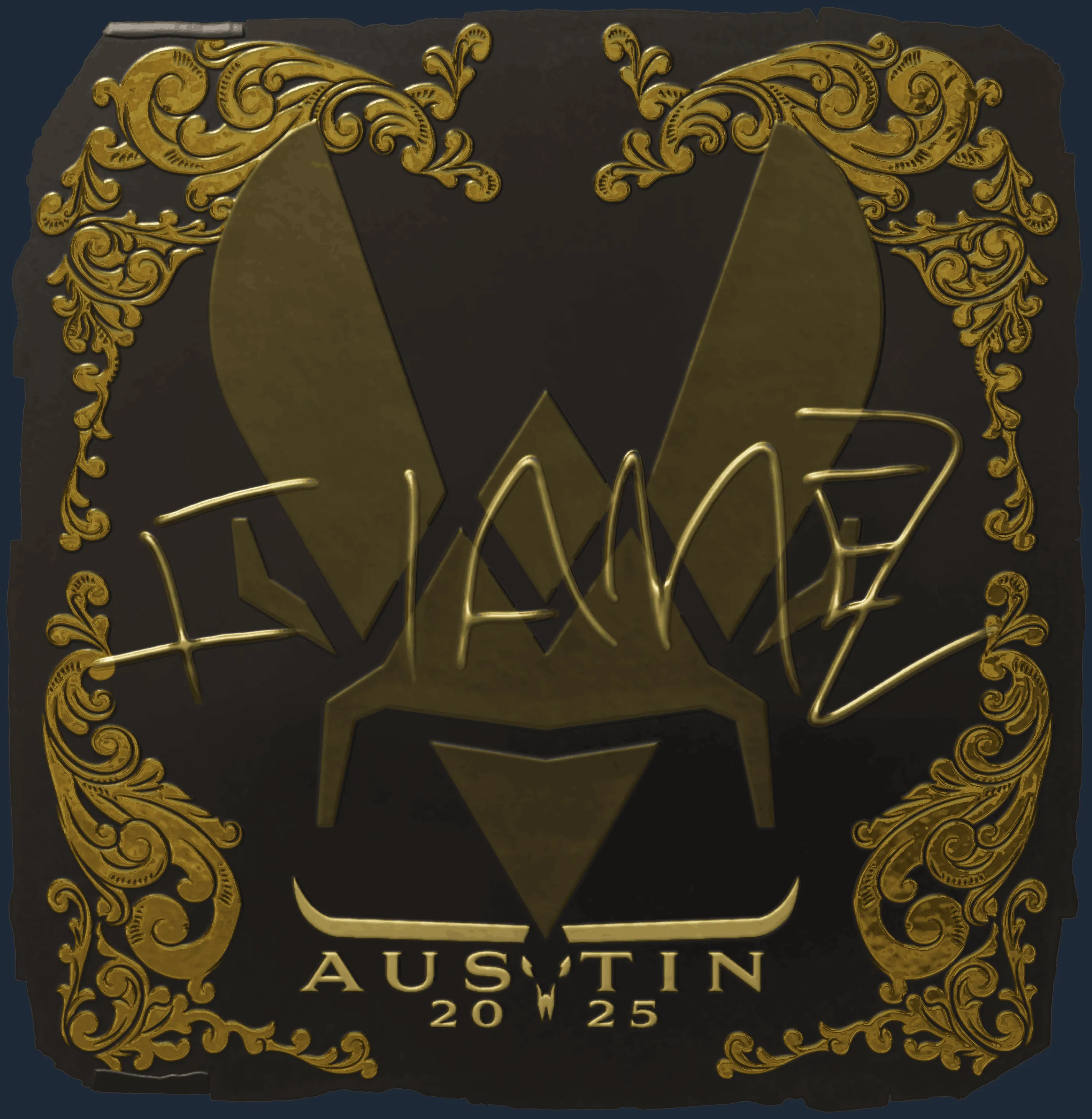 Sticker | FlameZ (Gold) | Austin 2025