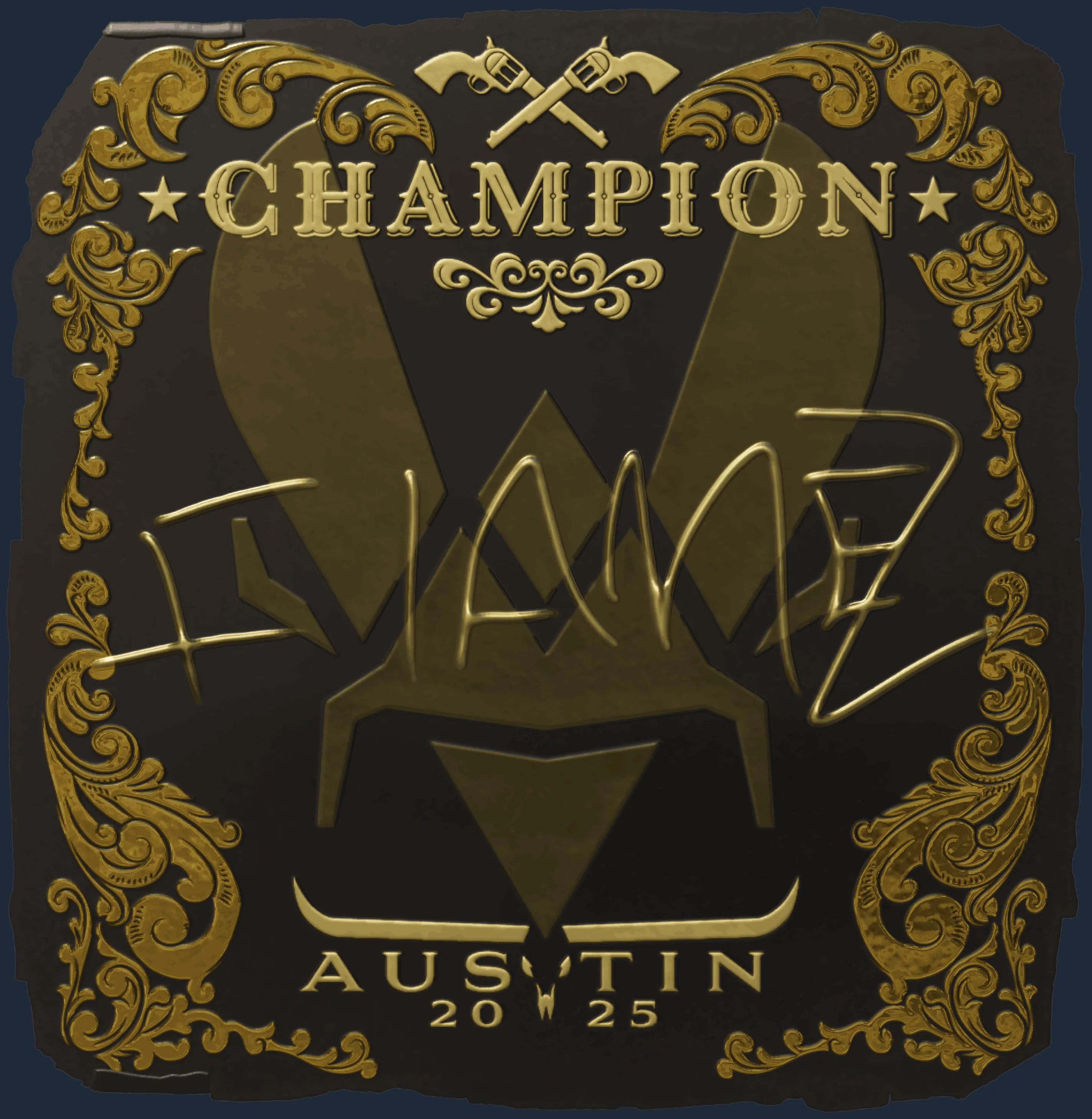 Sticker | FlameZ (Gold, Champion) | Austin 2025