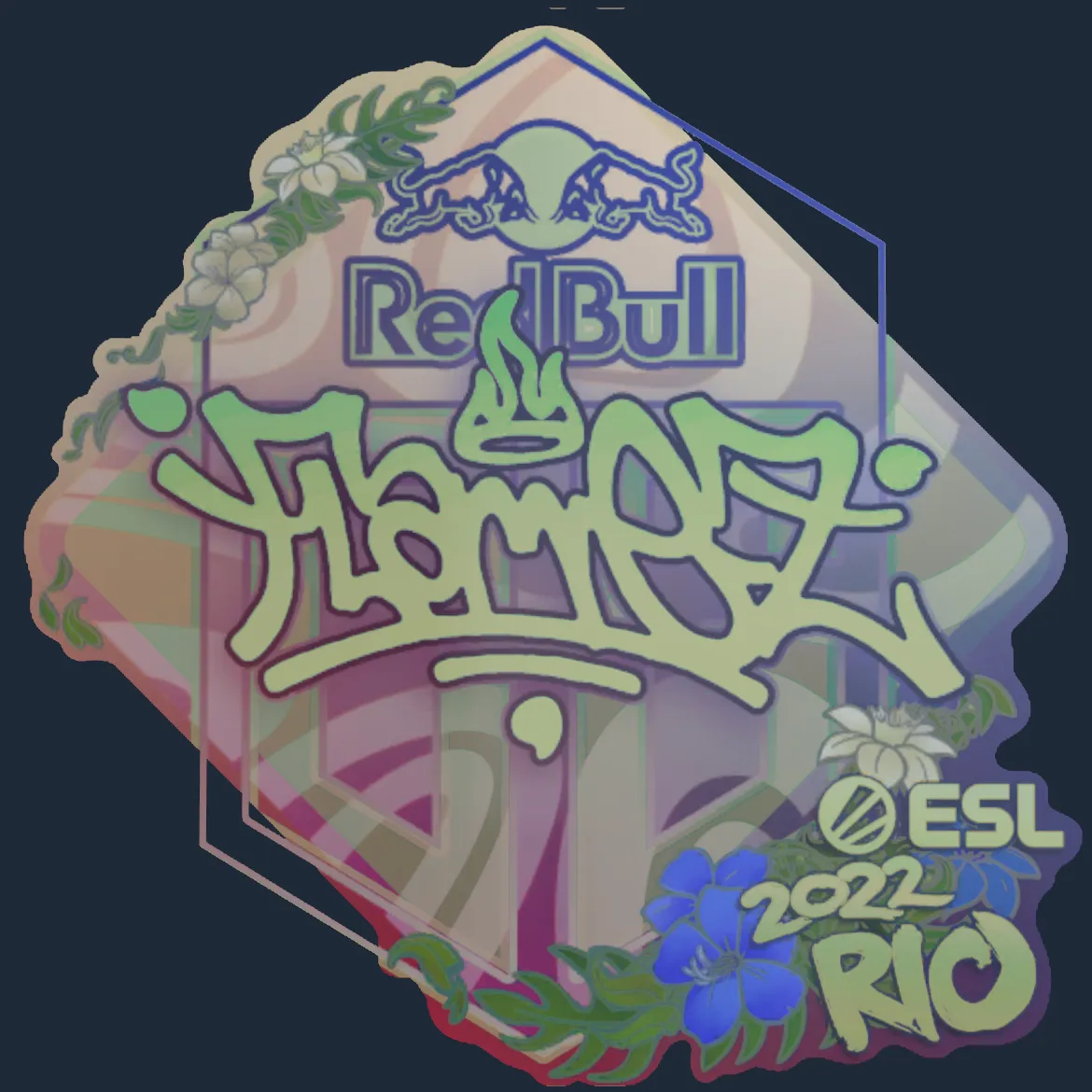 Sticker | FlameZ (Holo) | Rio 2022