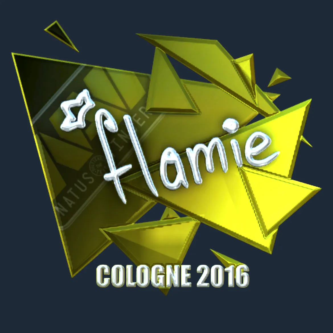 Sticker | flamie (Foil) | Cologne 2016