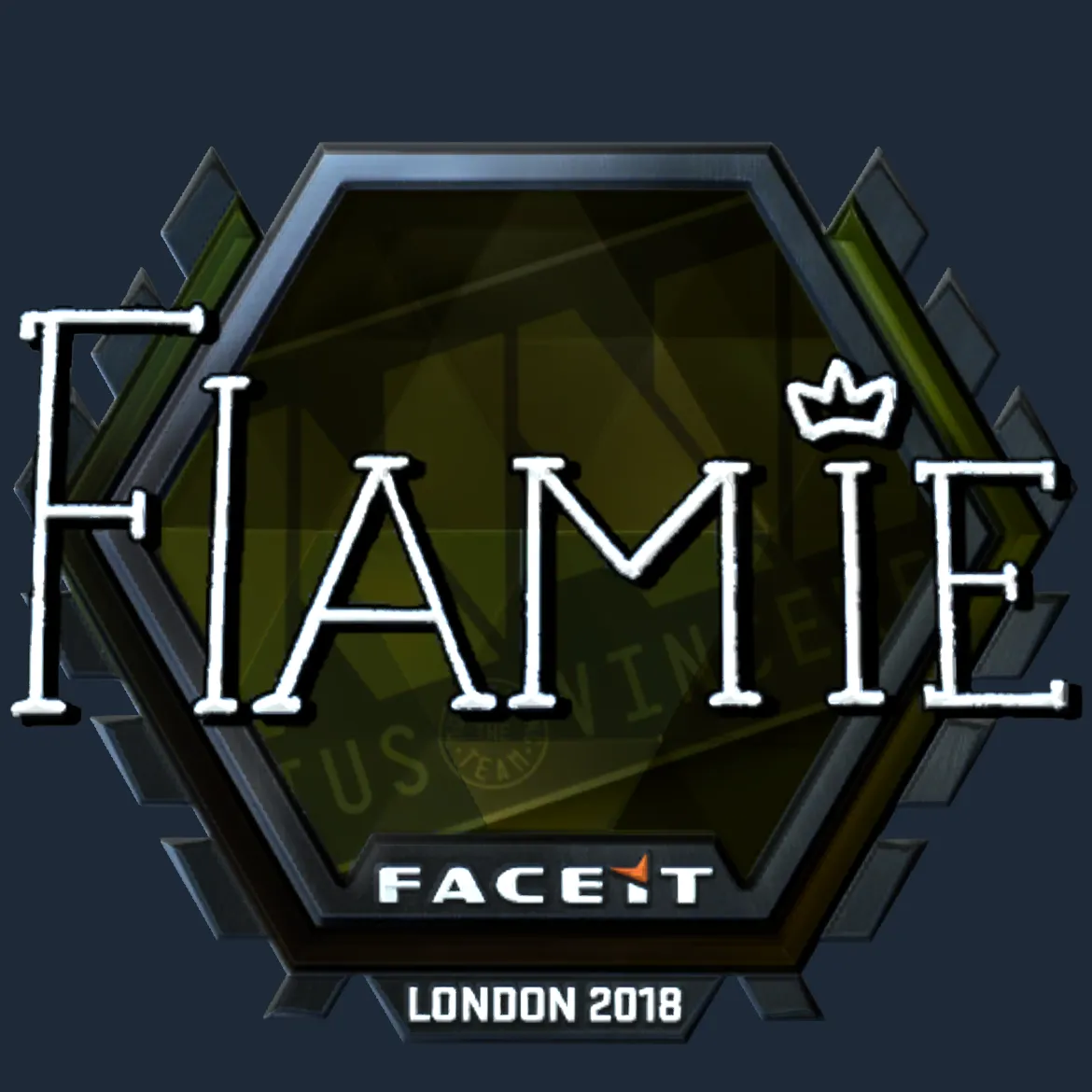 Sticker | flamie (Foil) | London 2018