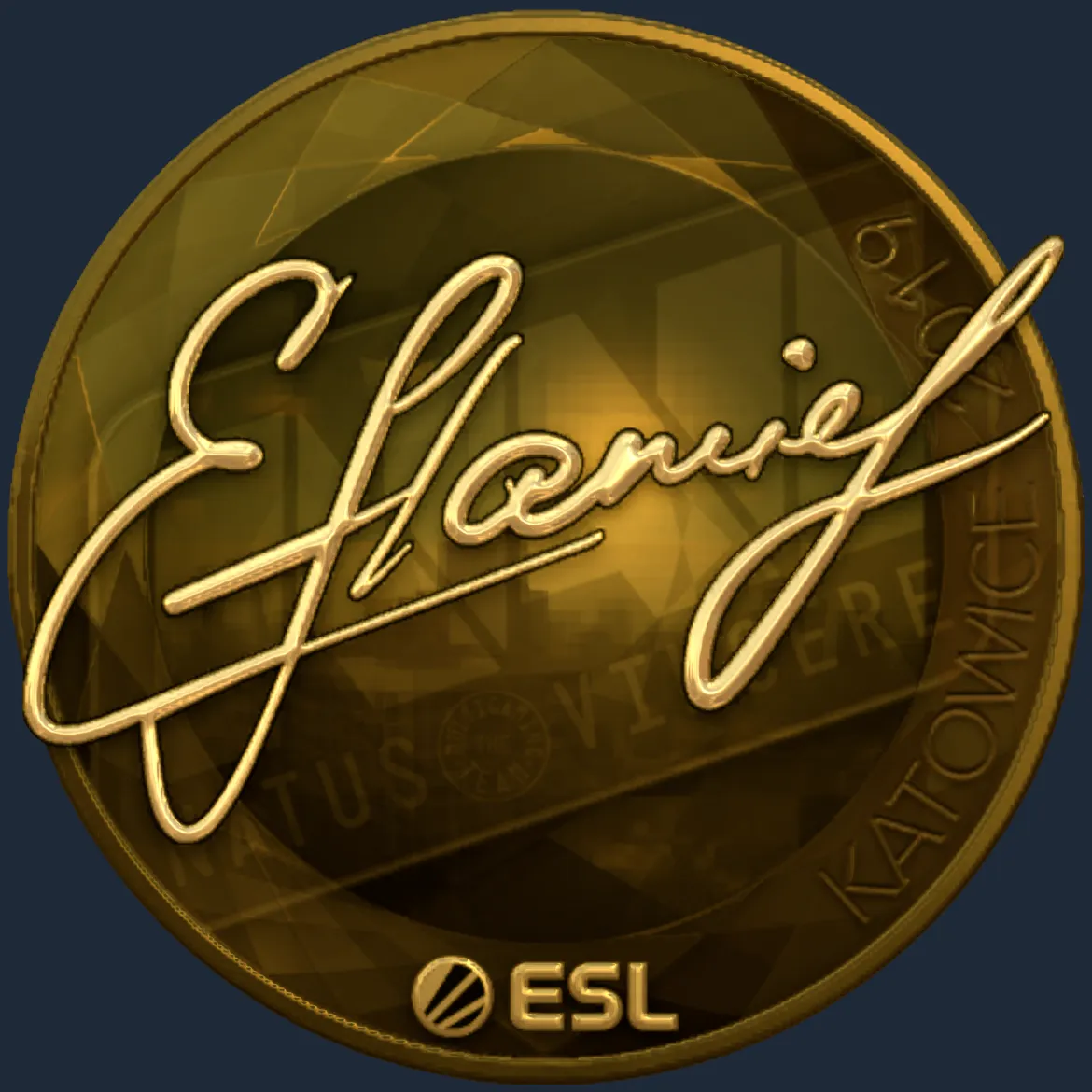 Sticker | flamie (Gold) | Katowice 2019
