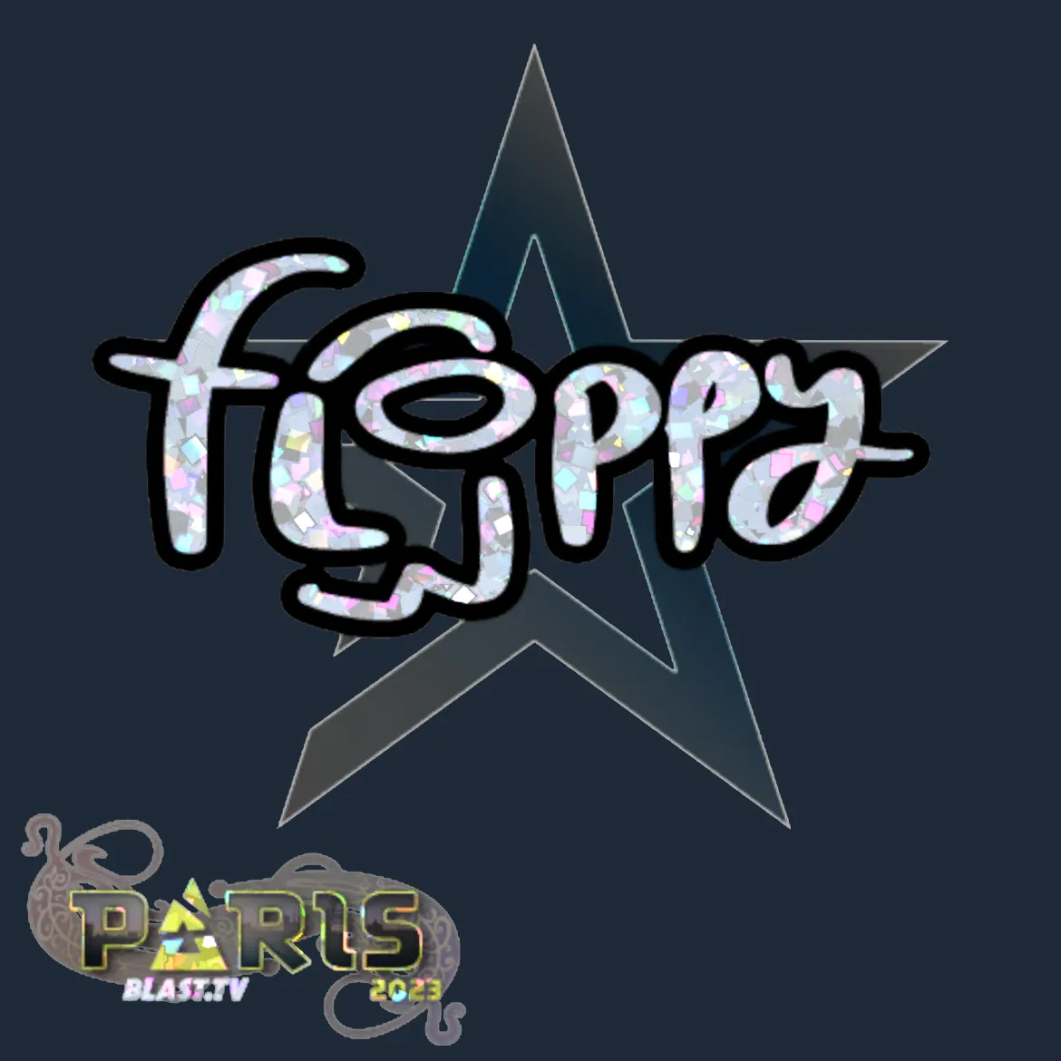 Sticker | floppy (Glitter) | Paris 2023
