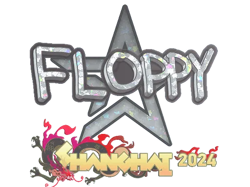 Sticker | floppy (Glitter) | Shanghai 2024