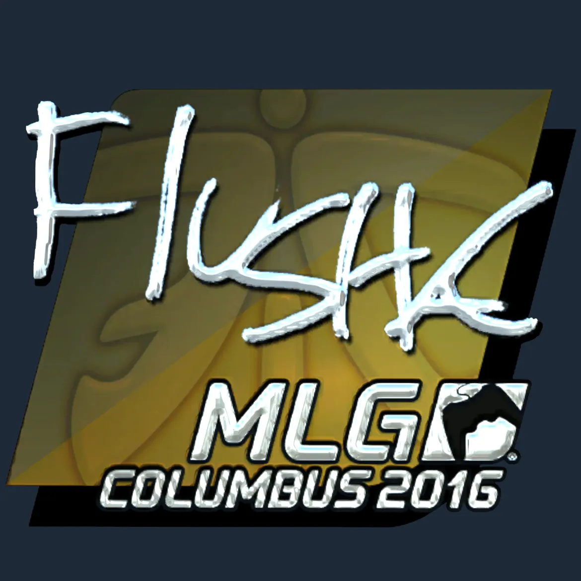Sticker | flusha (Foil) | MLG Columbus 2016