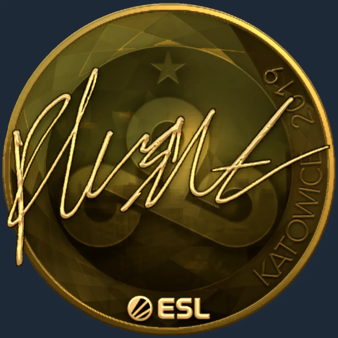 Sticker | flusha (Gold) | Katowice 2019