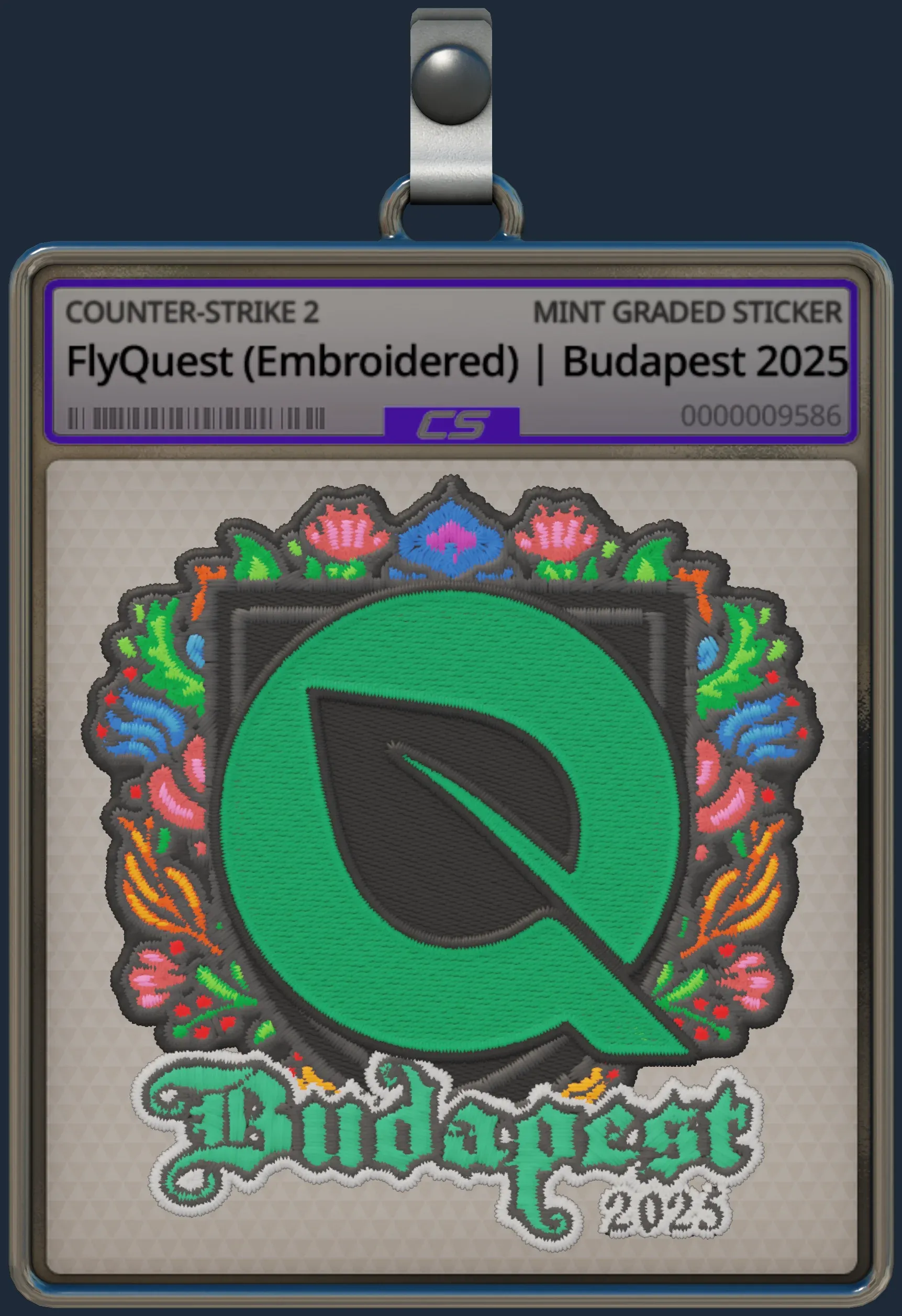Sticker | FlyQuest (Embroidered) | Budapest 2025
