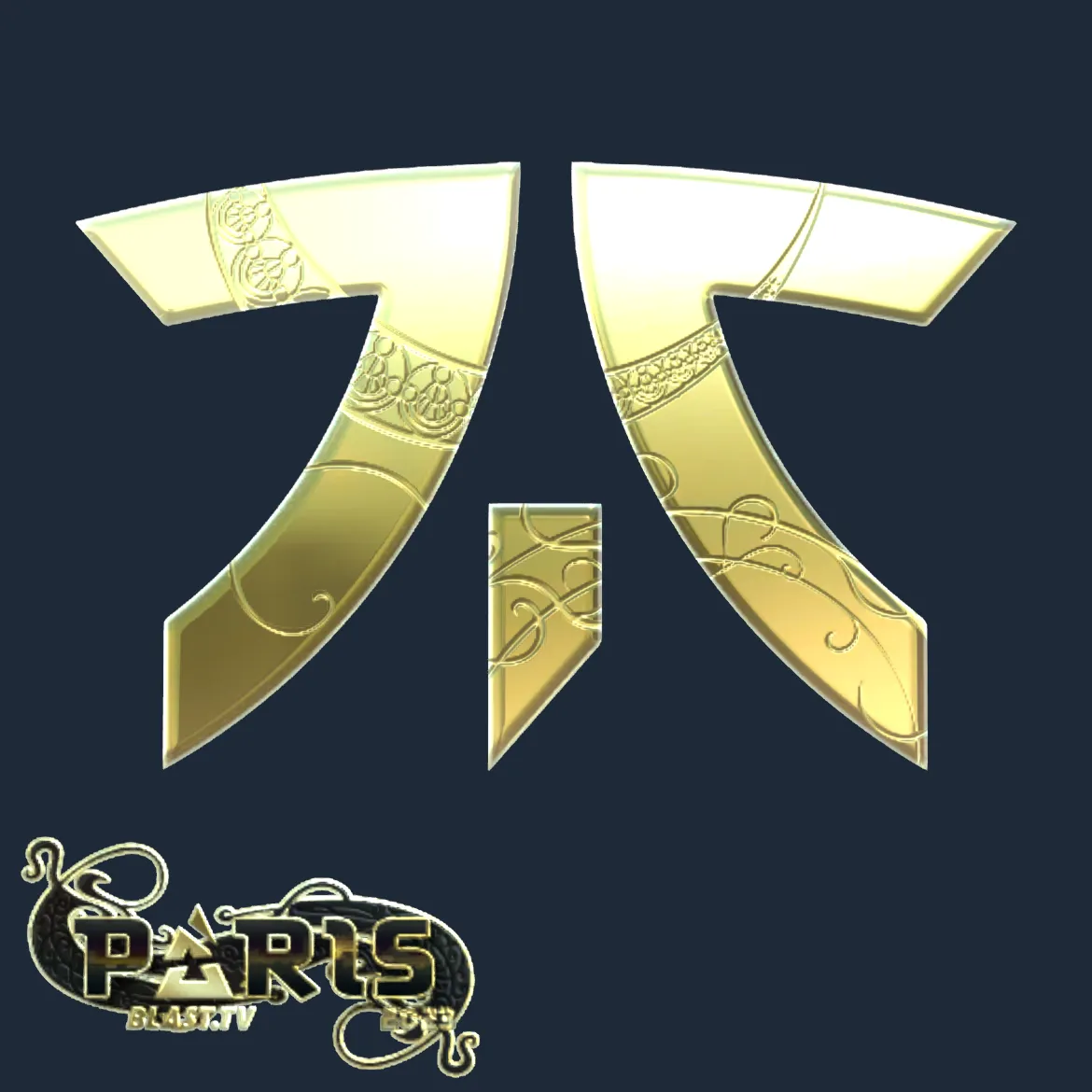 Sticker | Fnatic (Gold) | Paris 2023