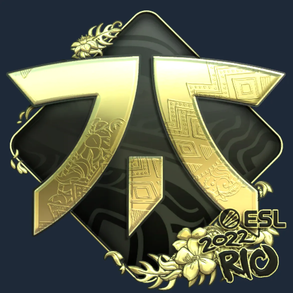 Sticker | Fnatic (Gold) | Rio 2022
