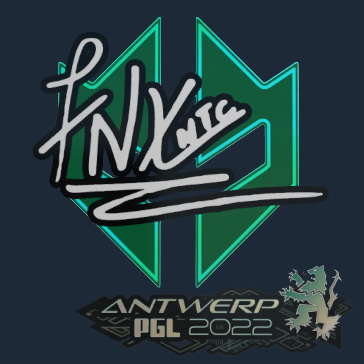 Sticker | fnx | Antwerp 2022