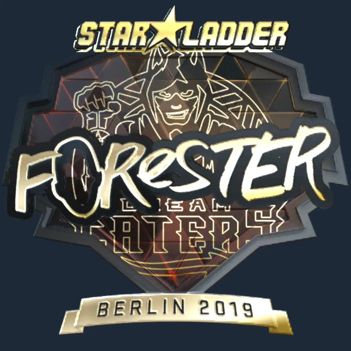 Sticker | Forester (Gold) | Berlin 2019