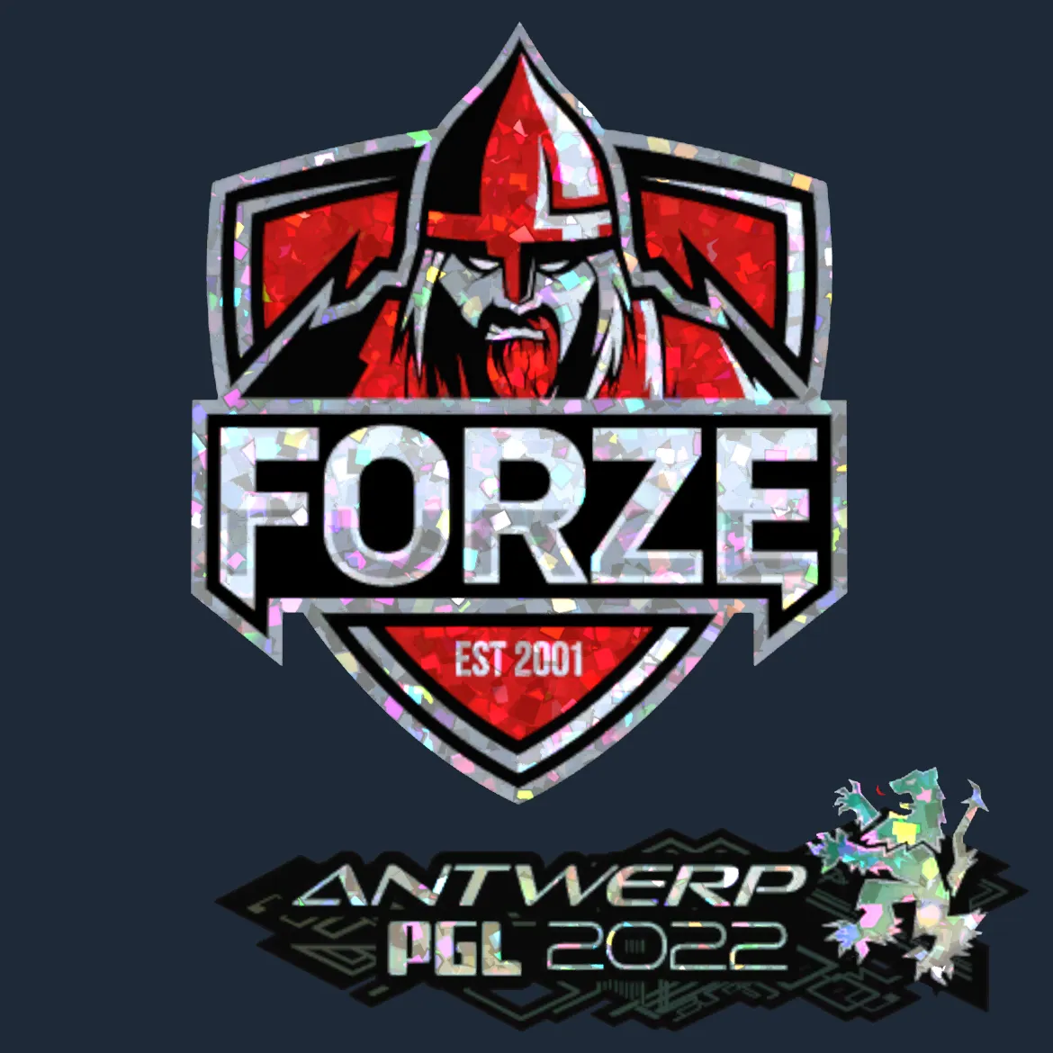 Sticker | forZe eSports (Glitter) | Antwerp 2022