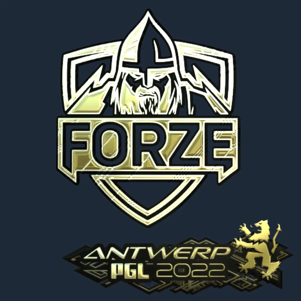 Sticker | forZe eSports (Gold) | Antwerp 2022