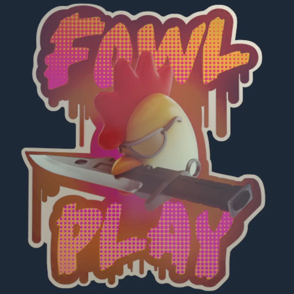 Sticker | Fowl Play (Holo)