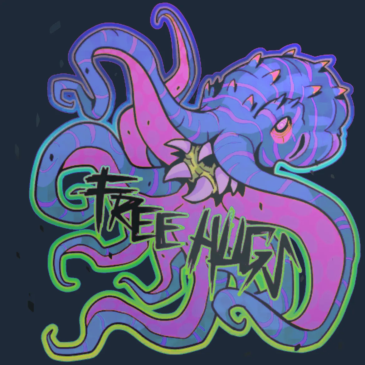 Sticker | Free Hugs (Holo)