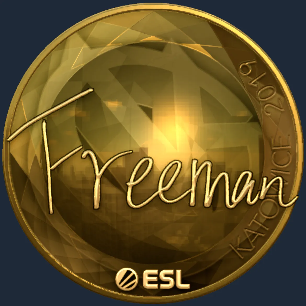 Sticker | Freeman (Gold) | Katowice 2019