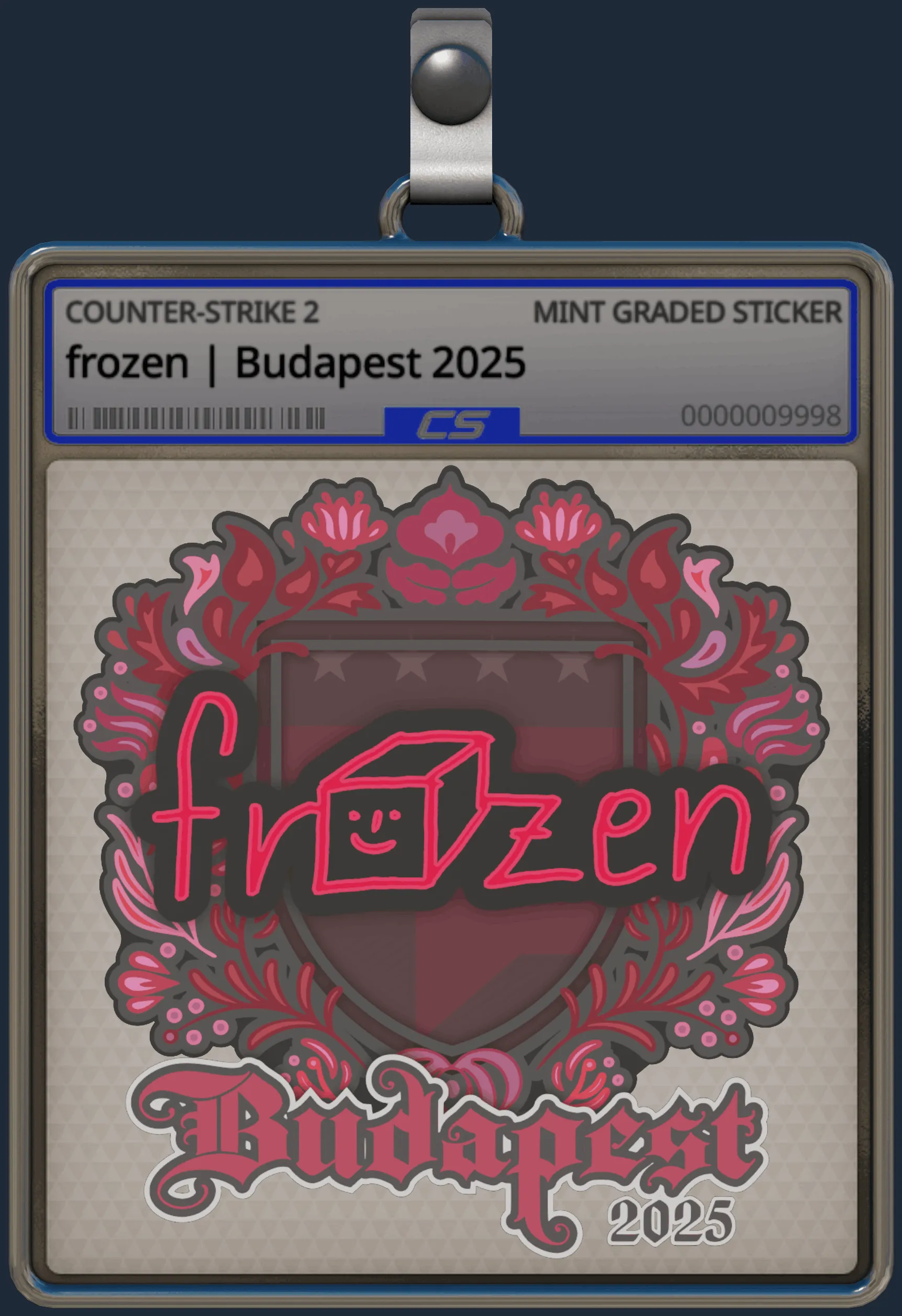 Sticker | frozen | Budapest 2025