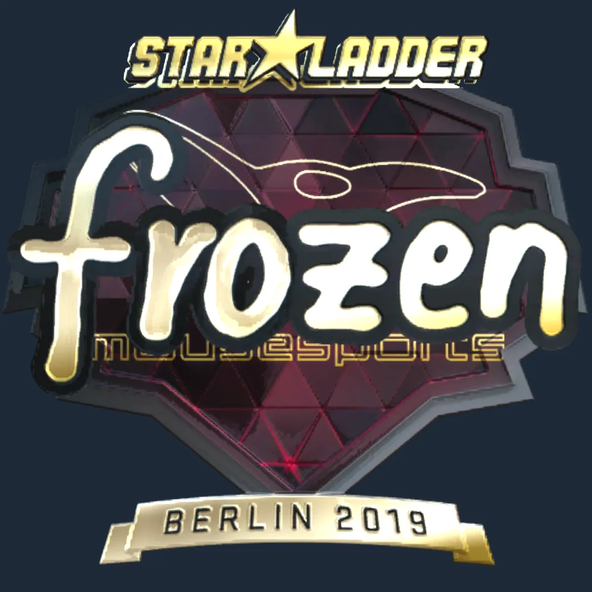 Sticker | frozen (Gold) | Berlin 2019
