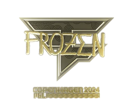 Sticker | frozen (Gold) | Copenhagen 2024
