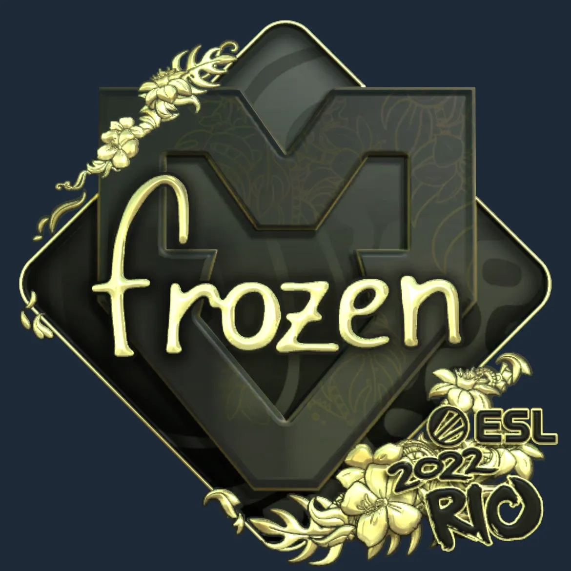 Sticker | frozen (Gold) | Rio 2022