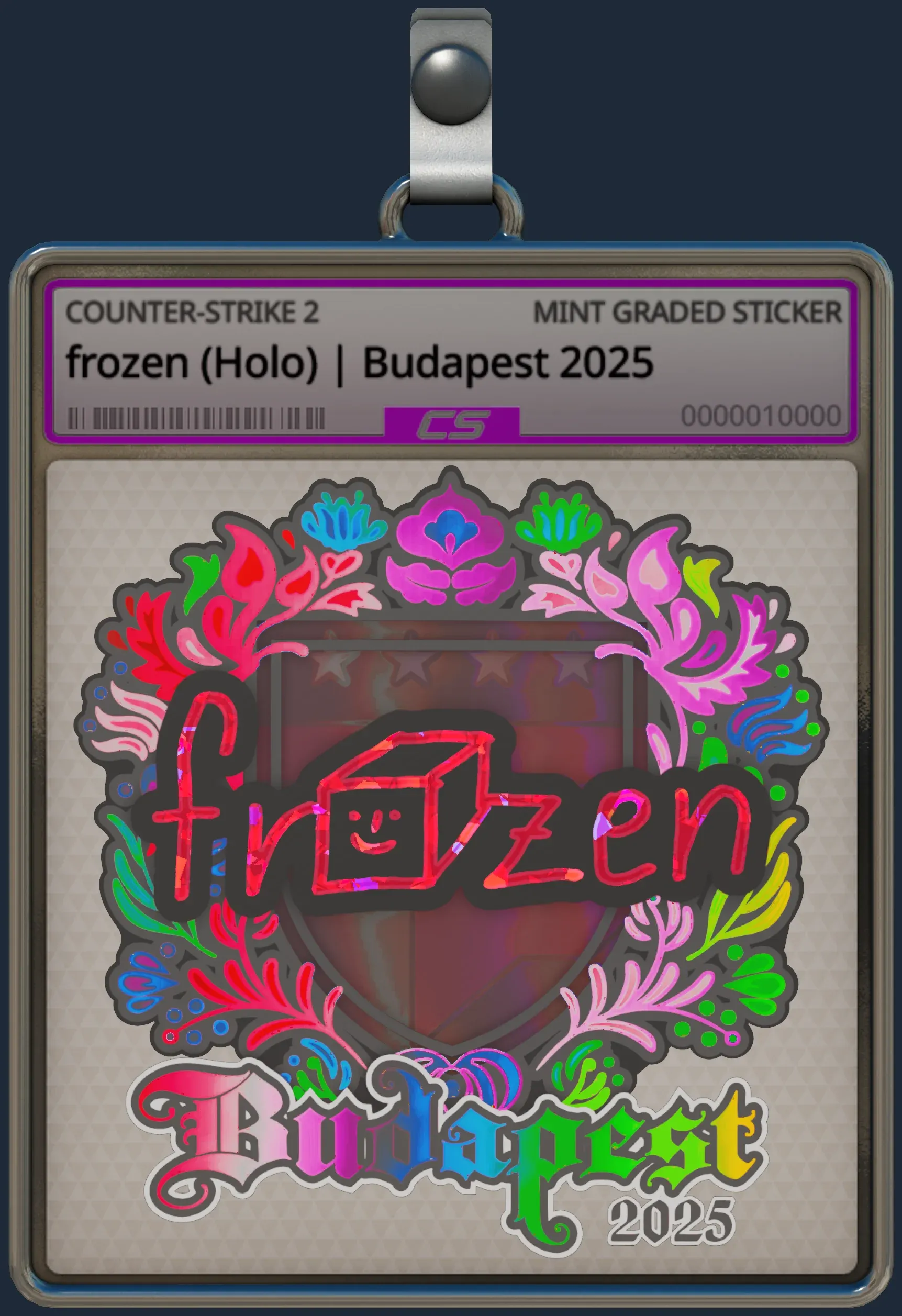 Sticker | frozen (Holo) | Budapest 2025