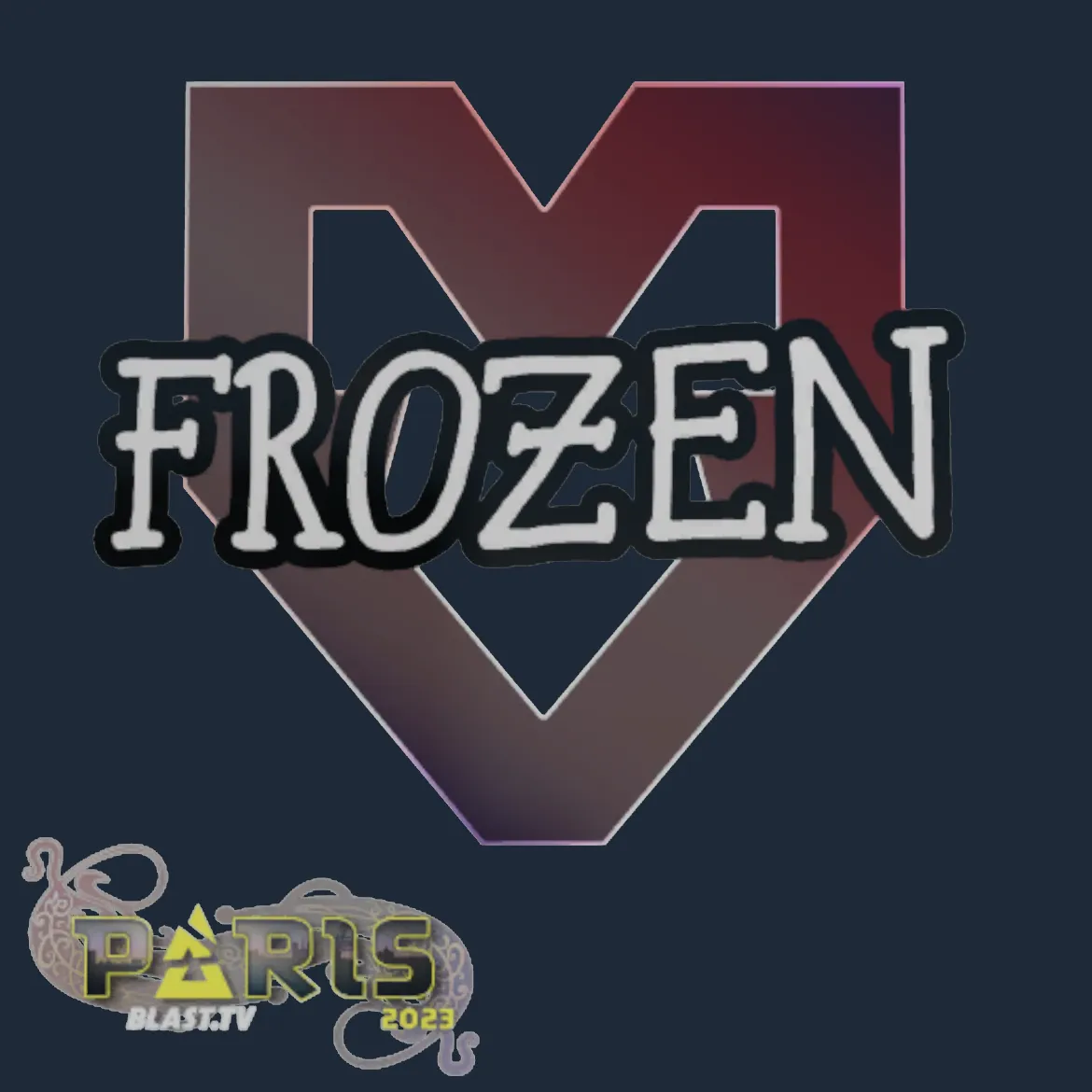 Sticker | frozen | Paris 2023