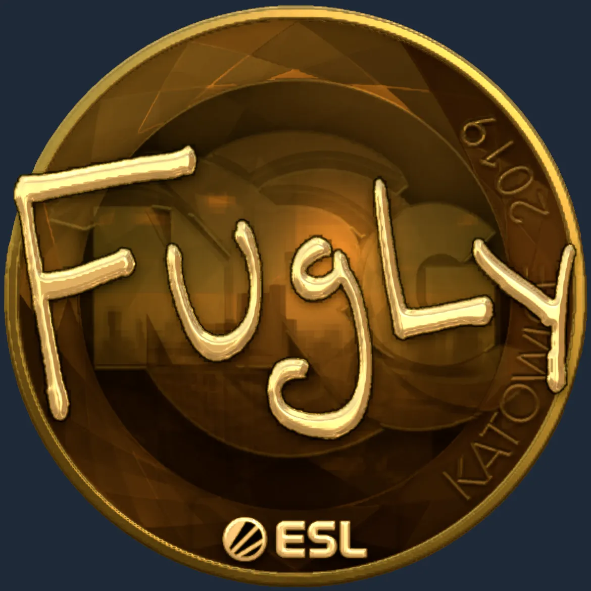 Sticker | FugLy (Gold) | Katowice 2019