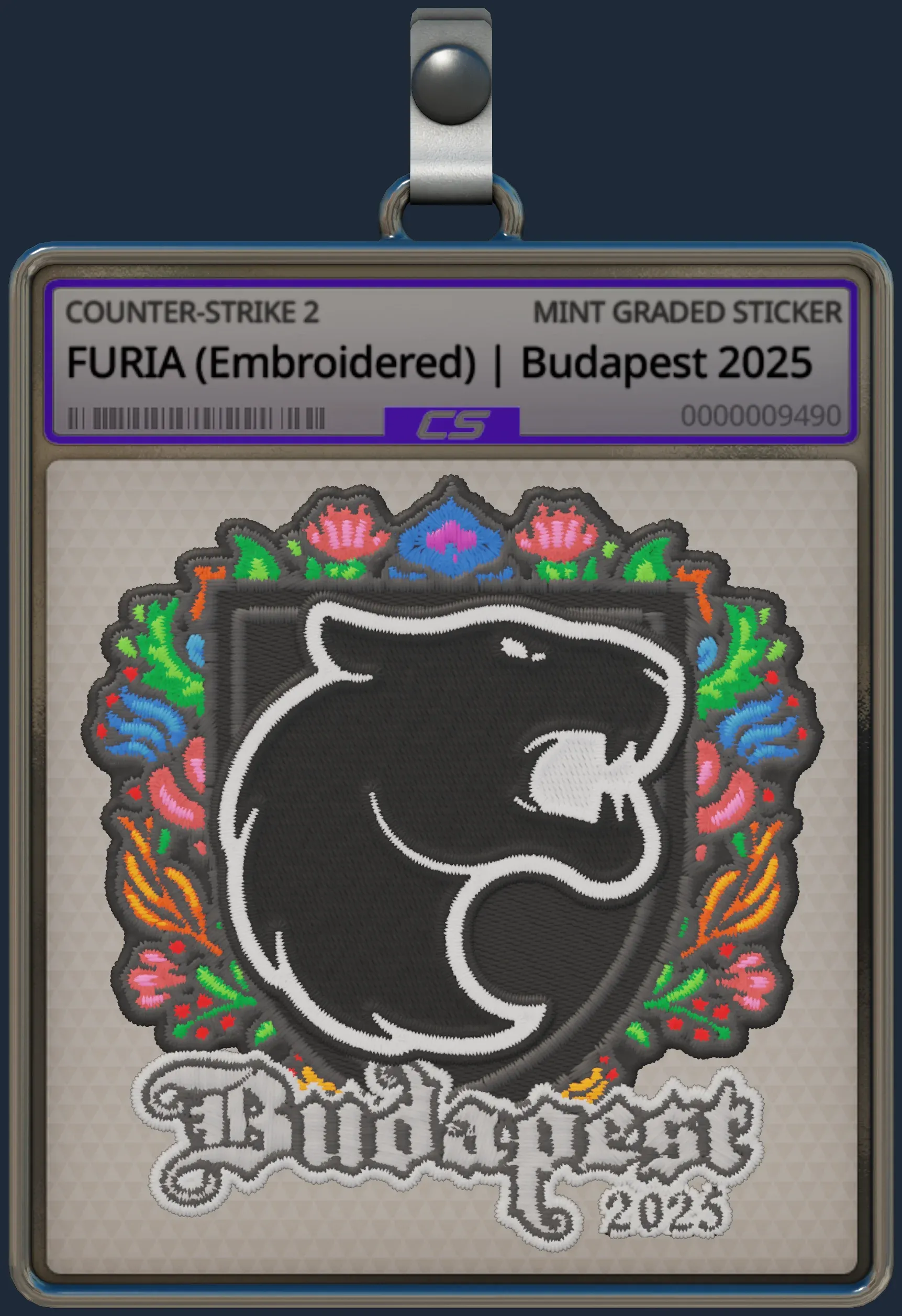 Sticker | FURIA (Embroidered) | Budapest 2025