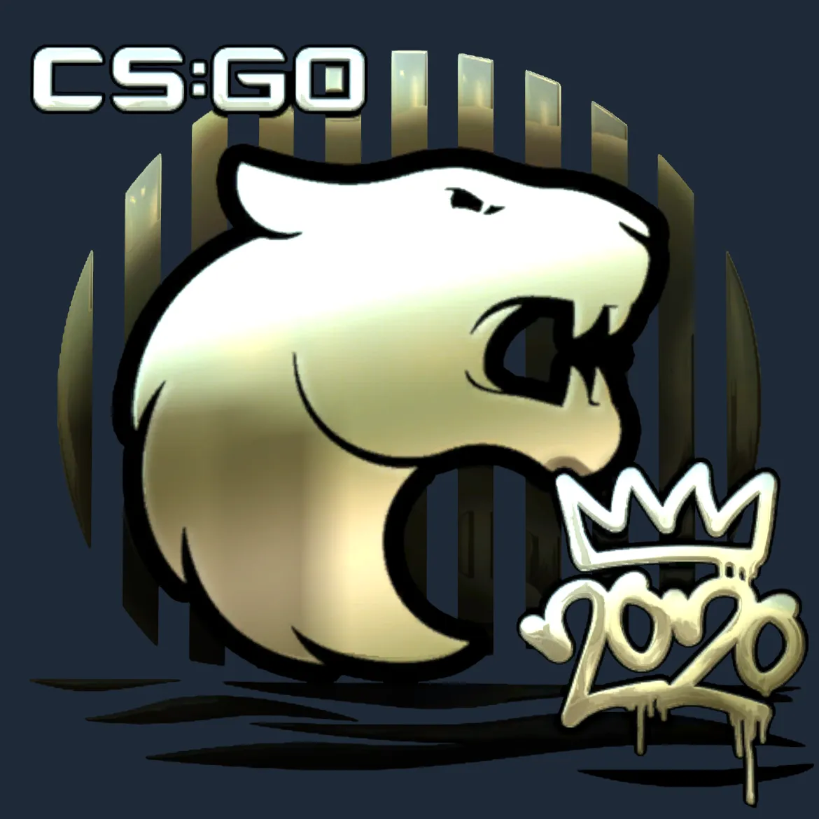 Sticker | FURIA (Gold) | 2020 RMR
