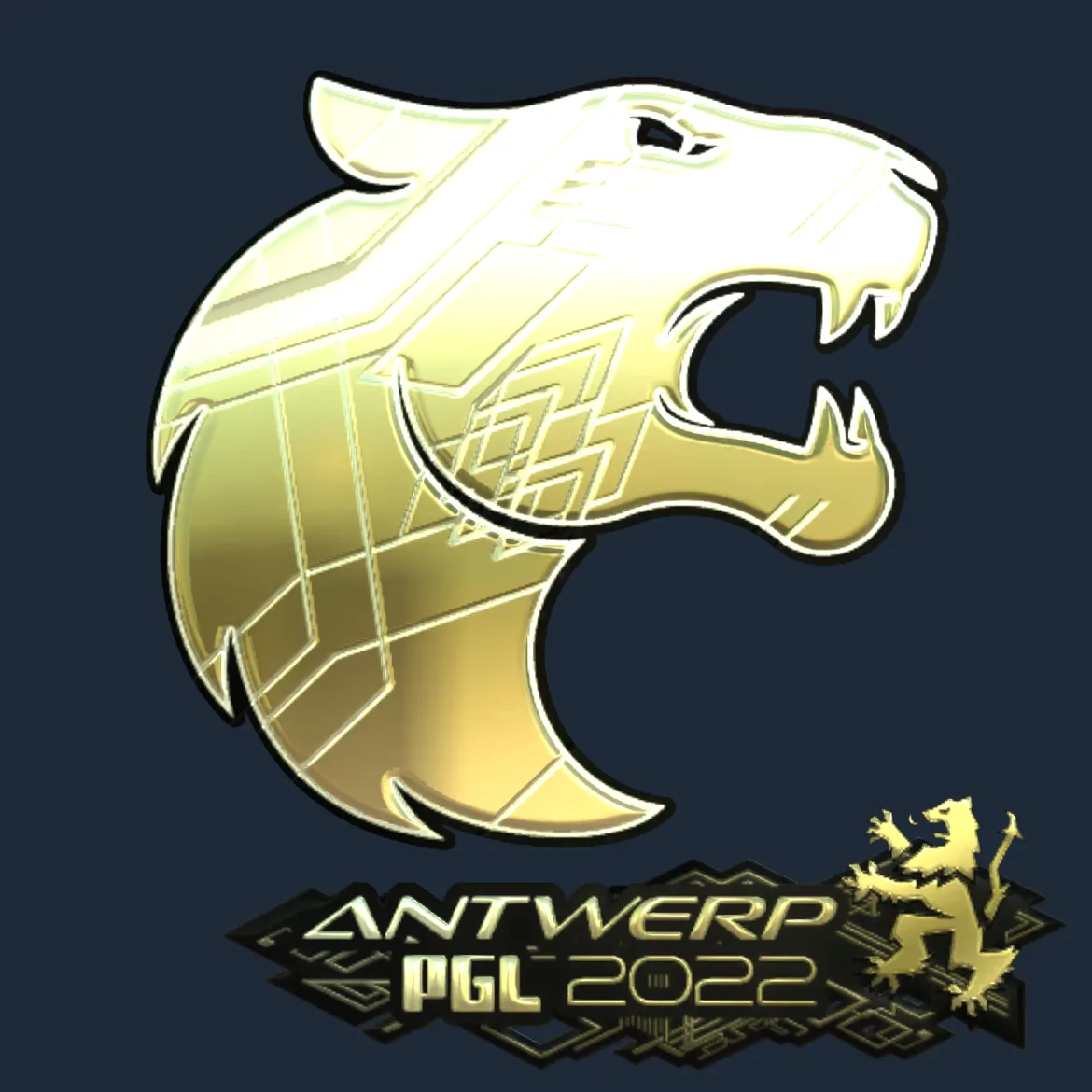 Sticker | FURIA (Gold) | Antwerp 2022