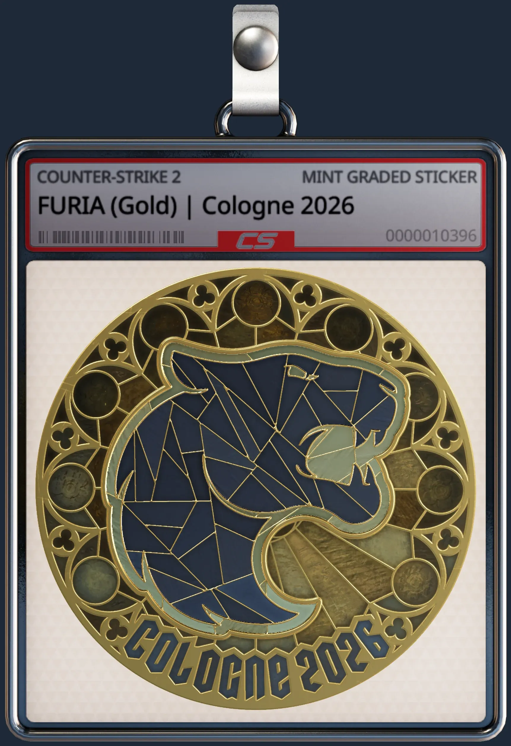 Sticker | FURIA (Gold) | Cologne 2026