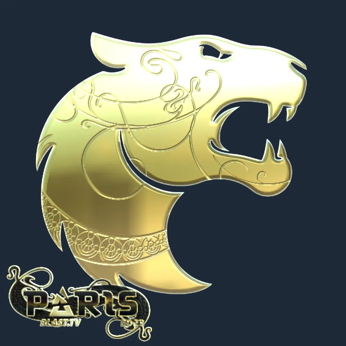 Sticker | FURIA (Gold) | Paris 2023
