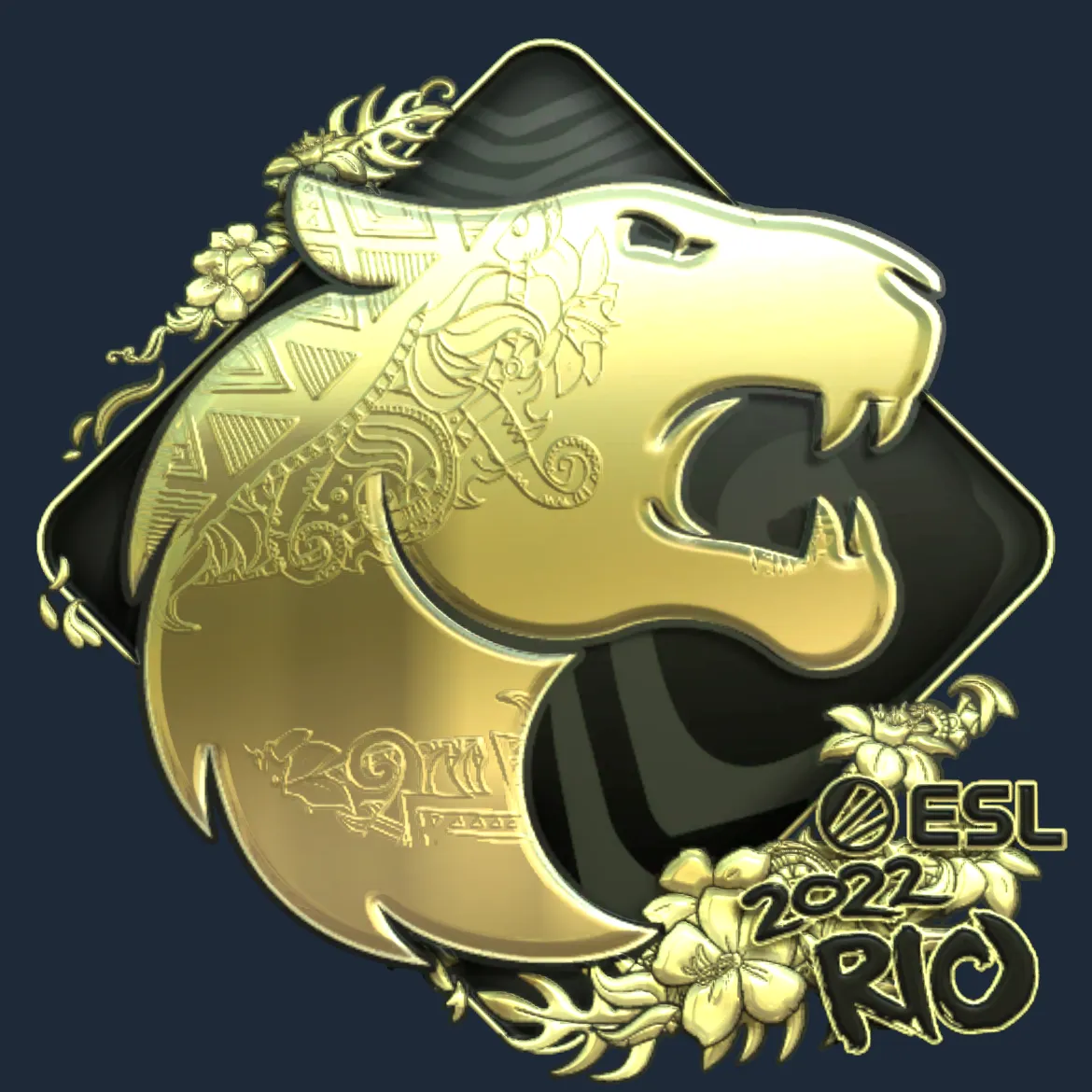 Sticker | FURIA (Gold) | Rio 2022