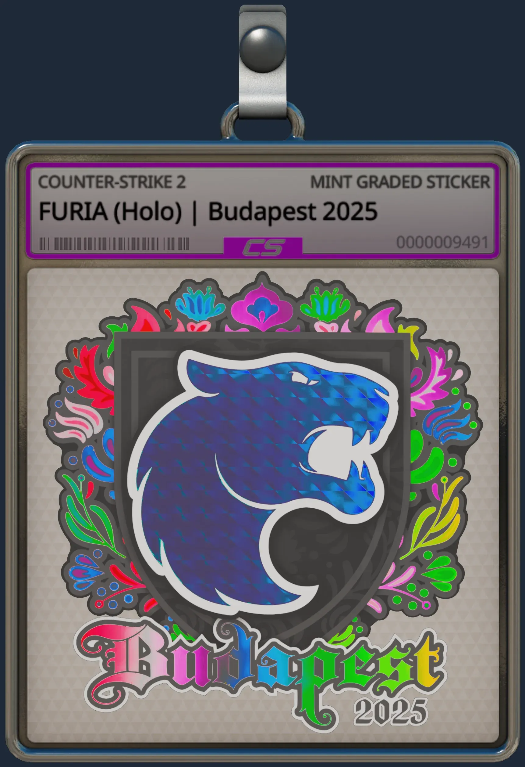 Sticker | FURIA (Holo) | Budapest 2025